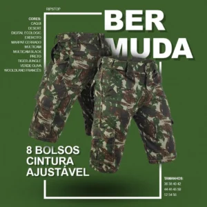 Bermuda Tática Defender Safo – Conforto, Organização e Resistência | Produto para Revenda