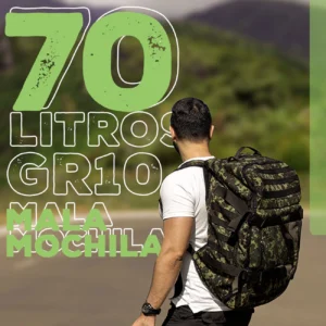 Mala Mochila Cargueira GR10 Safo 70L – Alta Capacidade e Versatilidade | Equipamento Completo para Revenda