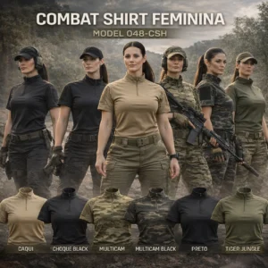 Camiseta Combat Tshirt Feminina Manga Curta