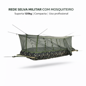 Rede de Selva com Mosquiteiro Safo – Oficial EB | Produto para Revenda Outdoor