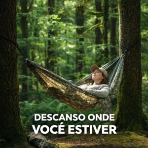 Rede Confort Garimpeira Safo – Leve, Compacta e Funcional | Produto para Revenda Outdoor