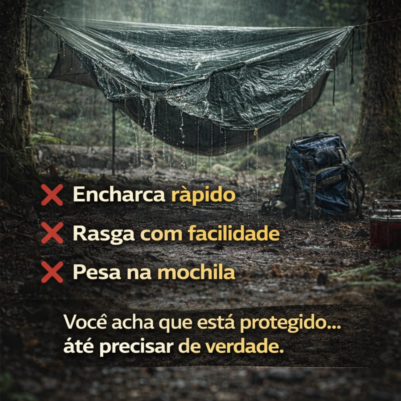 Teto para Rede Camping Safo – Proteção Leve e Prática | Produto Complementar para Revenda - Imagem 3