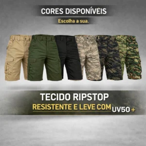 Bermuda Tática Defender Safo – Conforto, Organização e Resistência | Produto para Revenda