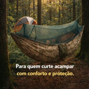 Rede Camping com Mosquiteiro Safo – Proteção e Praticidade para Revenda | Segmento Outdoor