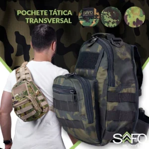 Pochete Tática Transversal Peito e Ombro – Praticidade e Organização no Dia a Dia | Produto Funcional para Revenda