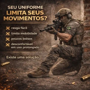 Calça Cargo Tática Flex Prowess – Mobilidade, Resistência e Funcionalidade | Produto Técnico para Revenda