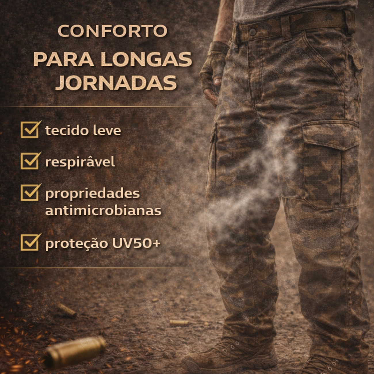 Calça Cargo Tática Flex Prowess – Mobilidade, Resistência e Funcionalidade | Produto Técnico para Revenda - Imagem 8