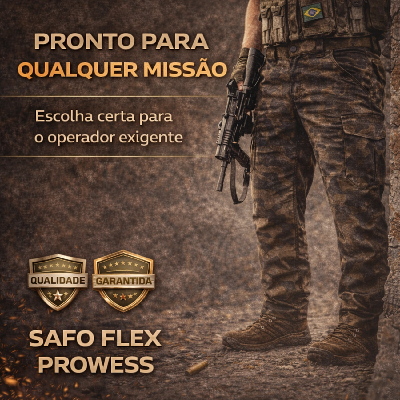Calça Cargo Tática Flex Prowess – Mobilidade, Resistência e Funcionalidade | Produto Técnico para Revenda - Imagem 10