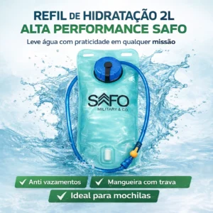 Refil de Hidratação 2,5L Safo com Mangueira – Produto Funcional para Revenda