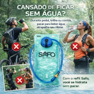 Refil de Hidratação 2,5L Safo com Mangueira – Produto Funcional para Revenda